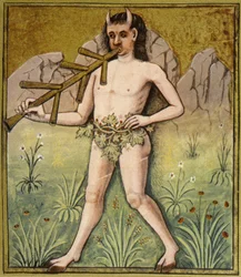 Pan - miniatura del XV secolo