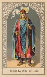 Conrado I di Germania, Re della Francia Orientale