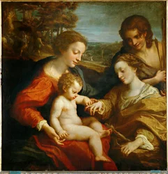 Il matrimonio mistico di Santa Caterina d