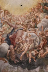 Vergine tra Adamo ed Eva (dettaglio)