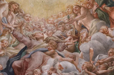 Vergine tra Adamo ed Eva (dettaglio)