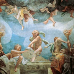Efebi sul balcone (dettaglio)