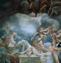 Giovani sul balcone (dettaglio)