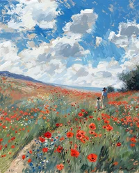 Un paesaggio di colline che si estende fino all