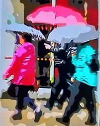 Pioggia colorata