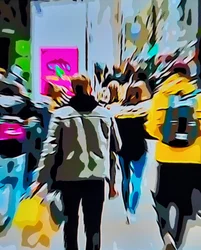 Colore della vita urbana