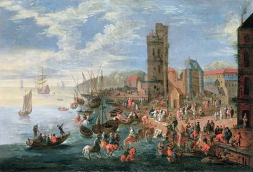 Scena di un porto