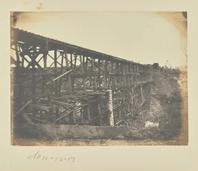 Ponte della ferrovia militare sul Potomac Creek, sulla ferrovia di Fredericksburg