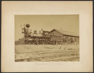 Motore 23 della stazione di Wyoming sul binario principale [Wyoming].