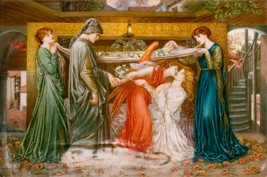 Il sogno di Dante al momento della morte di Beatrice