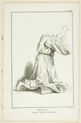 Design: Drappeggio disposto su un modello, da Encyclopédie