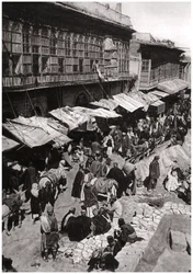 Il mercato dello sceicco Gazal ad Ashar, Bassora, Iraq, 1925