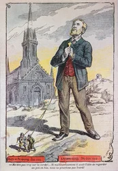 Caricatura dalla rivista cattolica 