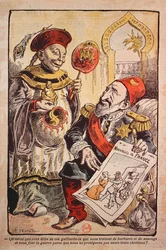 Caricatura che denuncia l