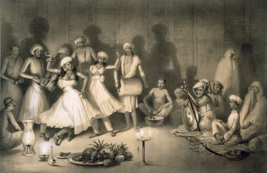 Danza delle ragazze Nautch, pub. 1858