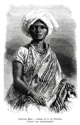 La donna nera Mina, Brasile, XIX secolo