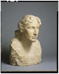 Busto ritratto di Anna Hyatt Vaughan, c.1905