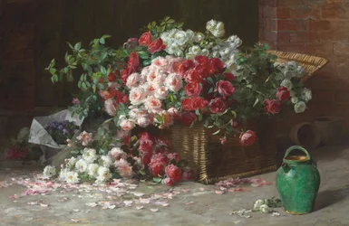 Cesto di rose, c.1890