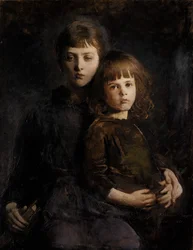 Fratello e sorella Mary e Gerald Thayer, 1889