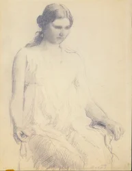 Studio di una giovane donna