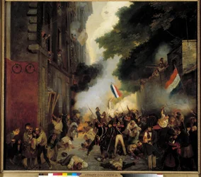 Episodio della Rivoluzione del 1830, Giorno di Luglio: Attacco della caserma in via Babylon il 29 luglio