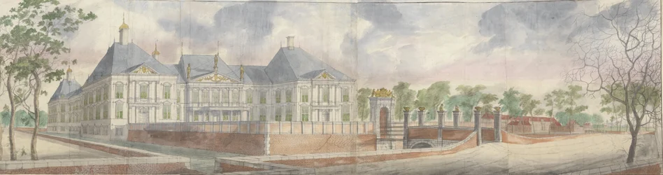 La Casa a Honselaersdijk e Dintorni, Vista dal Cortile Anteriore
