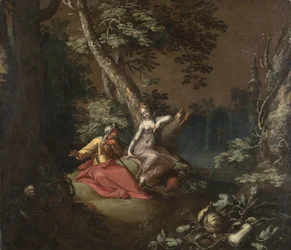 Paesaggio con Vertumno e Pomona, c.1595-1600