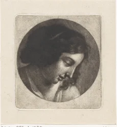 Busto di una giovane donna