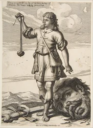 Davide con la testa di Golia, 1651