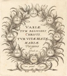 Frontespizio per "I misteri della passione" di Callot
