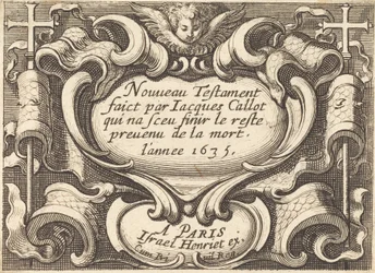 Frontespizio per "Il Nuovo Testamento" di Callot