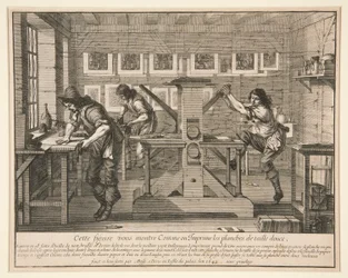 I Tipografi nella loro Sala di Lavoro, dalla serie Artisti nei loro Studi