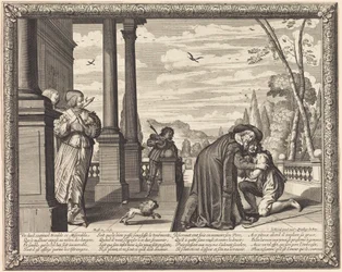 Il figliol prodigo ricevuto dal padre