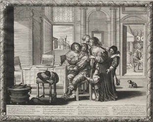 Il figliol prodigo: vita dissoluta, 1635