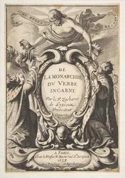 Pagina del titolo: De la Monarchie du Verbe incarné, 1638