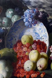 Fiori, frutti, uccelli