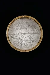 Due globi terrestri e celesti eccezionali, supportati da Ercole e Atlante, Augusta