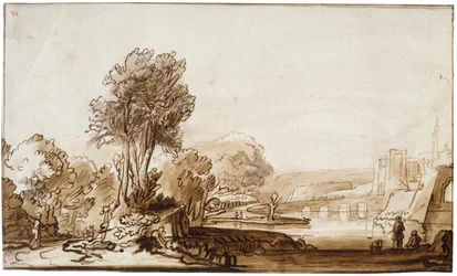 Un ingresso al castello, XVII secolo