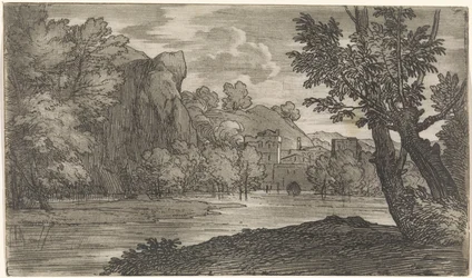 Paesaggio con fiume