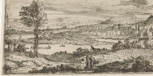 Paesaggio con fiume