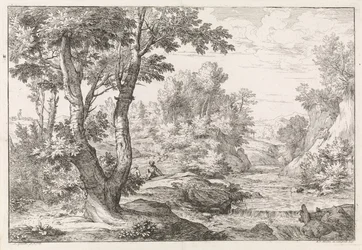 Paesaggio con fiume