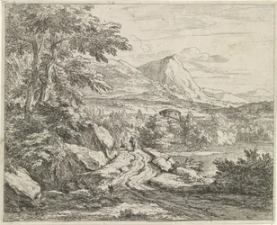 Strada tra le rocce