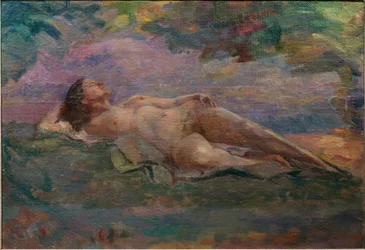 Nudo disteso sulla schiena