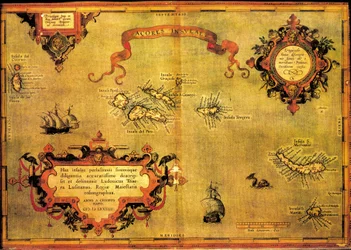 Mappa delle Azzorre