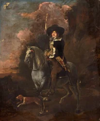 Cavaliere su un cavallo grigio, c.1660