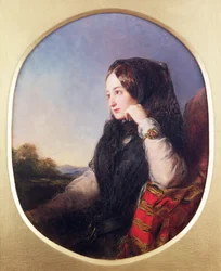 Ritratto della contessa Eugenie (1826-1920), 1846