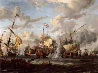 La battaglia navale di Texel
