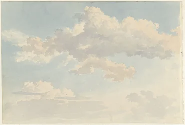Nuvole contro il cielo blu