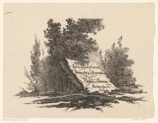 Pietra nel paesaggio (Studio di cavalli)