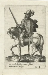 Cavaliere olandese con fucile
